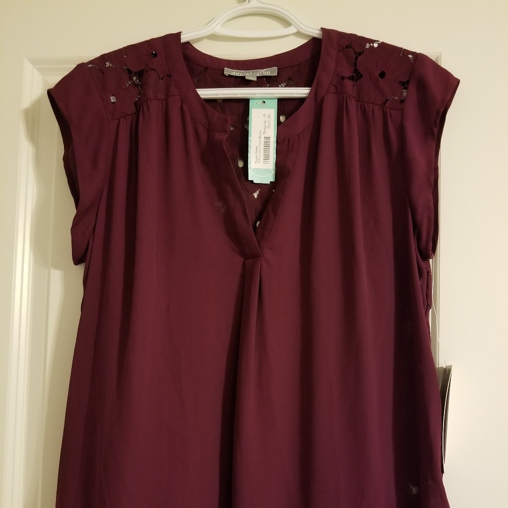 Lace Back Blouse
